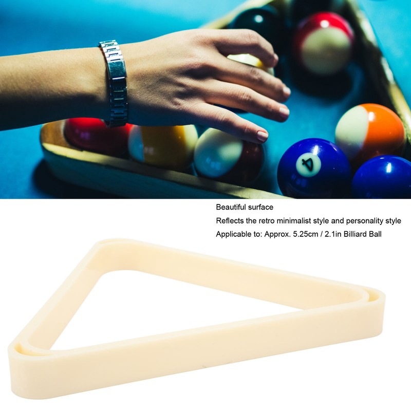 2Pcs Billiard Triangle Rack Strong Snooker Ball Frame for 5.25cm