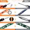 Pyrography Soldering Iron Set, Pyrography Piston Set, Temperature Adjustable 220