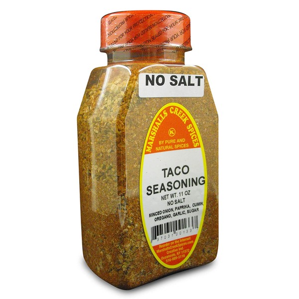 Marshalls Creek Spices Taco No Salt Seasoning, New Size, 11 Ounce …