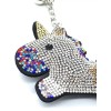 Unicorn Bling Unicorn Diamond Women Keychain Glitter Rainbow Tassel Charm