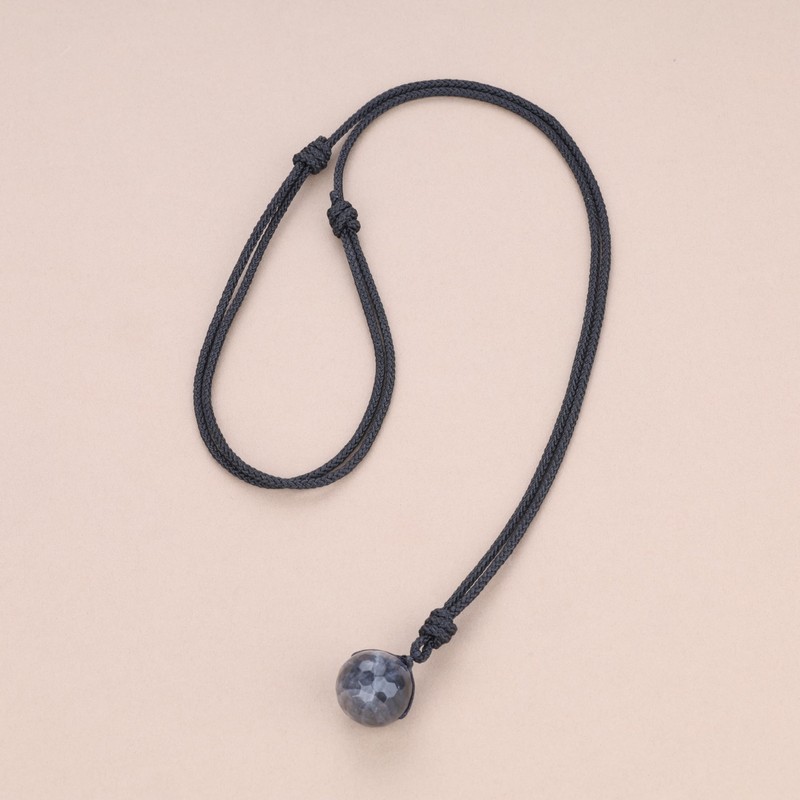 COAI Necklaces Lucky Ball Pendant, labradorite, Labradorite