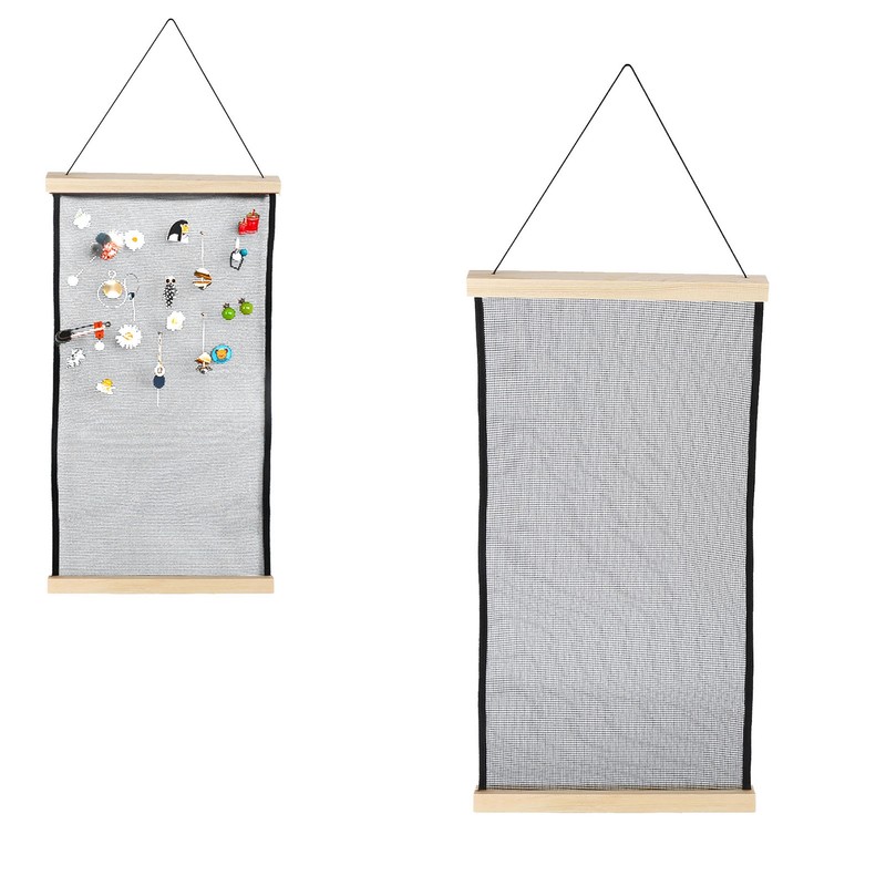 Earrings Jewelry Rack Mesh Cloth Large Capacity Storage Wall Mounted