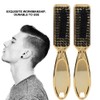 Cepillo de pelo de 2 piezas para barbero, Cepillo de