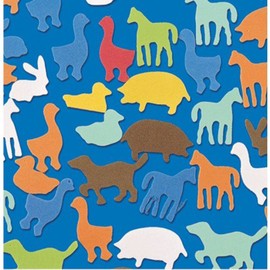 Foam Animal Shapes (Pack of 100)