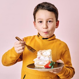 Hölzerne Gabeln, 6 PCS Drei Zahnkuchen Gabeln Dessert Gabeln für Küchenbüro Camping