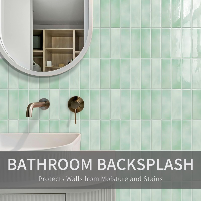 10 Sheet Peel and Stick Subway Kitchen Backsplash Tiles,3D Rectangle