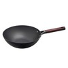 Helen's Asian Kitchen Deluxe Pre-Seasoned Wok, Non-Stick Carbon Steel and