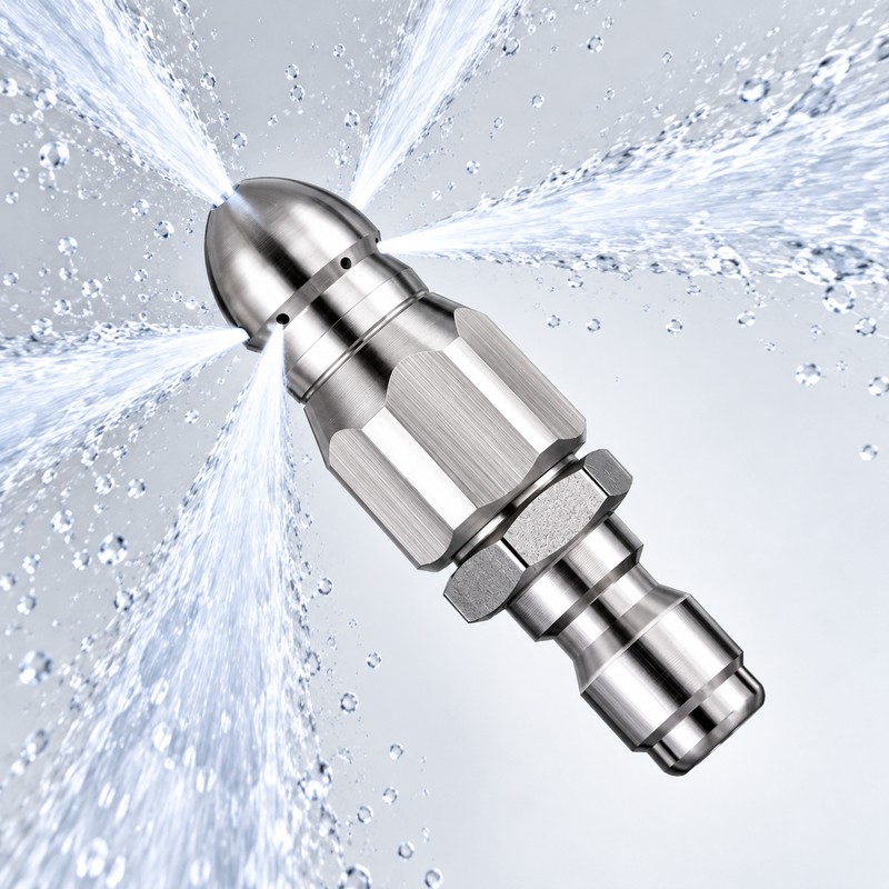 1/4" Pressure Washer Sewer Jet Nozzle for Drain Cleaning –