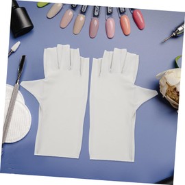 Baluue Nail Uv-resistant Manicure Gloves Gel Nail Lamp Protection and Breathable Material