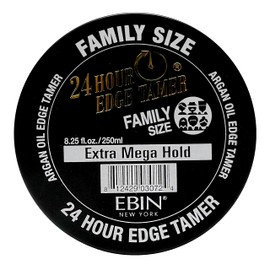 EBIN NEW YORK Edge Control — 24 Hour Edge Tamer Extra Mega Hold 8.25 oz Humidity-Resistant & Long-Lasting Hold — No Flakes or Residue — Styling Gel for Sleek Styles for All Hair Types (1 Pack)