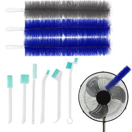 Fan Cleaner Brush Set, 9Pcs Fan Cleaning Duster, Bendable Cobweb Dust Cleaner