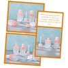 WOONEKY 10Pcs Mini Refillable Lip Gloss Containers Shaped Empty Lip