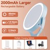 Makeup Mirror with Lights 2000mAh Rechargeable Travel Mirror