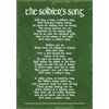 The Soldier's Song, Irish National Anthem Print, Green Wall Art,