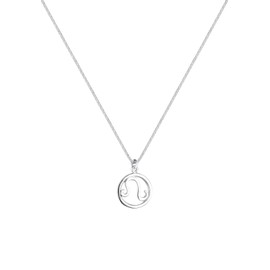 Elli Women's Necklace with Pendant Zodiac Sign 925 Sterling Silver, Sterling Silver, No Gemstone