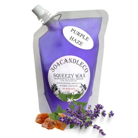 304CandleCo Large 8oz Squeeze Soy Wax Melt - Purple Haze - 50 SCENTS! - Highly Fragrant & Hand-Crafted - Easy Mix & Match - American Made - Perfect for Wax Warmers