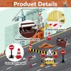21 Piece Gnome Construction Site Set, Gnome Accessories Construction Site,