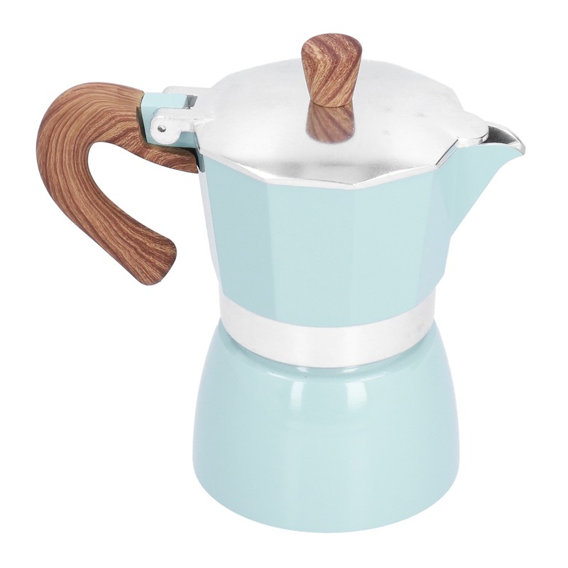 150ML Practical Aluminum Coffee Maker Octagonal Moka Coffee Pot for