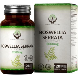 EN Boswellia Serrata Capsules | 120 Capsules - High Strength Boswellia Serrata | 2000mg (5:1 Extract) per Serving | Non-GMO, Gluten & Allergen Free | Manufactured in The UK