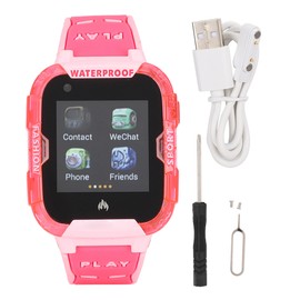 1.44 Inch HD Color Touch Screen 4G GPsAGPsWiFiLBS Positioning SOS IP68 Waterproof Smartwatch(North American Pink )