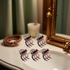 5Pcs Bronze Mini Metal Hair Claw Clips for Women,Mini Metal