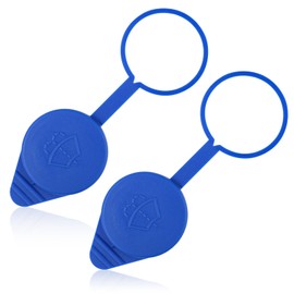 PEUTIER 2pcs Windshield Washer Reservoir Cap, Washer Fluid Lid Leakage Protection Windshield Wiper Fluid Cap Car Prats Windshield Washer Bottle Cap Compatible with Ford Focus 2012-2018