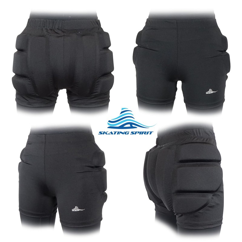 Skating Spirit Padded Shorts Protective Crash Pants Tailbone Hip Butt