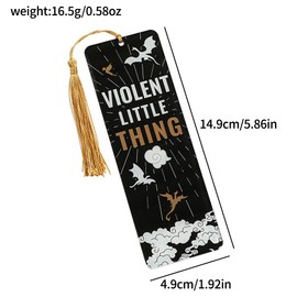 Fourth Wing Bookmarks - Dragon Bookmark for Women Men - Cool Dragon Acrylic Book Mark Page Markers for Students Teachers Boys Girls - Collection Birthday Christmas Gifts for Book Lovers (Style F+G)