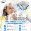 Glass Polishing Cloth Streak Free Miracle Microfiber Cleaning Cloth Lint