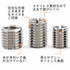 Korekaou Insert Nuts 10 Pcs Screw Conversion Adapter Stainless Steel