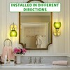 Phaosio Vintage Tulip Green Glass Shade Hardwired Wall Sconce –
