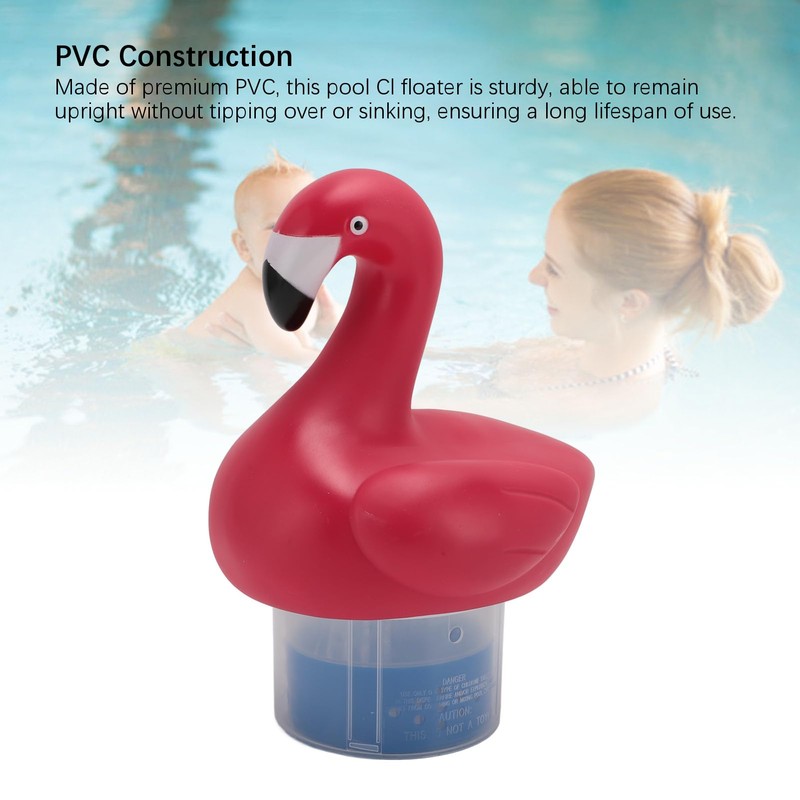 PVC Pool Cl Floater, Easy Open Floating Dispenser, Adjustable Floating