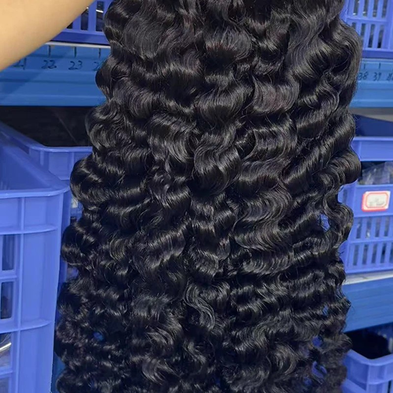 Raw Cambodian Raw Hair Bundles Thick Full End Single Donor