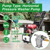 Tool Daily 3/4" Shaft Horizontal Pressure Washer Pump, Replacement Pumps