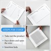 Baquler 2 Pcs 12 x 12 in Bathroom Vent Cover