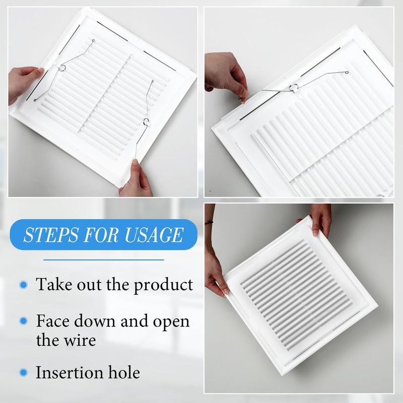 Baquler 2 Pcs 12 x 12 in Bathroom Vent Cover