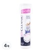 Cleanic Pro Silk Soft & Comfort Cotton Pads, 107 Sheets, 4 Pieces / 클레아닉 Pro Silk 소프트 앤 컴포트 화장솜, 107매입, 4개