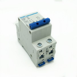 QQAMOGNNK Mini Circuit Breaker DZ47-60 2P C1A 2A 3A 4A 5A 6A 10A 16A 20A 25A 32A 40A 50A 60A Circuit Breaker(C32A)