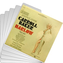 (30) 12" Record Divider Cards - SLOPED LESSER CUT - White, Economical 30mil - 12" x 13 1/8" - #12NS13WH30DI