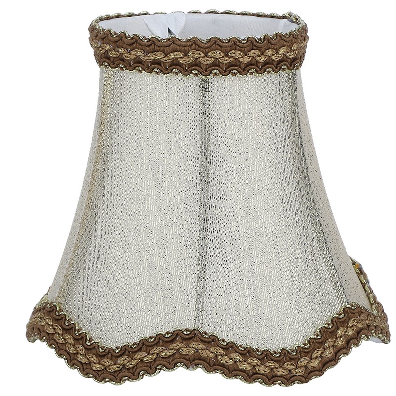 6Pcs Desktop Table Lamp Cover Fabric Lampshade Accessory for E14