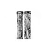 All Mountain Style AMS Rise Bicycle Lock-on Handlebar Grips, White