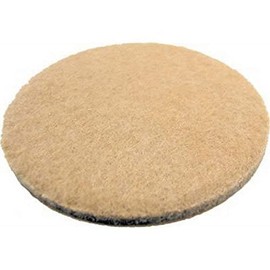 Shepherd Hardware 9928 3-Inch Heavy Duty Self-Adhesive Felt Furniture Pads, 4-Pack, Beige