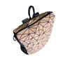 Geometric Cork Backpack Purse, Travel Bag