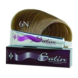 Developlus Satin Color #6N Dark Blonde 3 Ounce (88ml) (3 Pack)