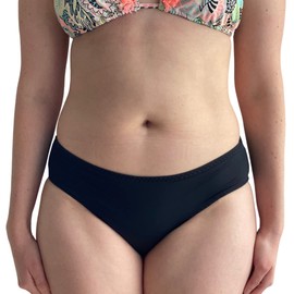Luna Segura - Traje de Baño Absorbente para Periodo - Sinope Bikini- Chica- Negro