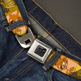 Buckle-Down Seatbelt Belt Tom and Jerry XL