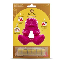 Dogsee Play Extremely Strong Treatoy Pink - Microwaveable Dog Toy - Strong Bordom Busters