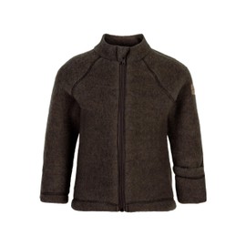 Mikk-line Walk Jacket, Oeko-Tex Standard 100, Baby Jacket with Zip for Babies and Children, 95% Wool, 100% Mulesing-Free Merino Wool, for Girls and Boys, Reversible Cuffs