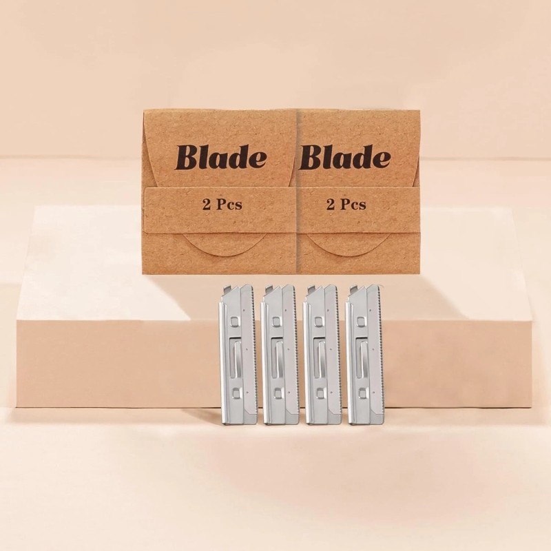Brandluxe Dermaplaning Refills for Face, Eyebrow Shaping, Gentle Hair Removal