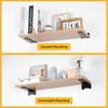Romon Shelf Brackets, Shelf Brackets, Pack of 2, Heavy Duty